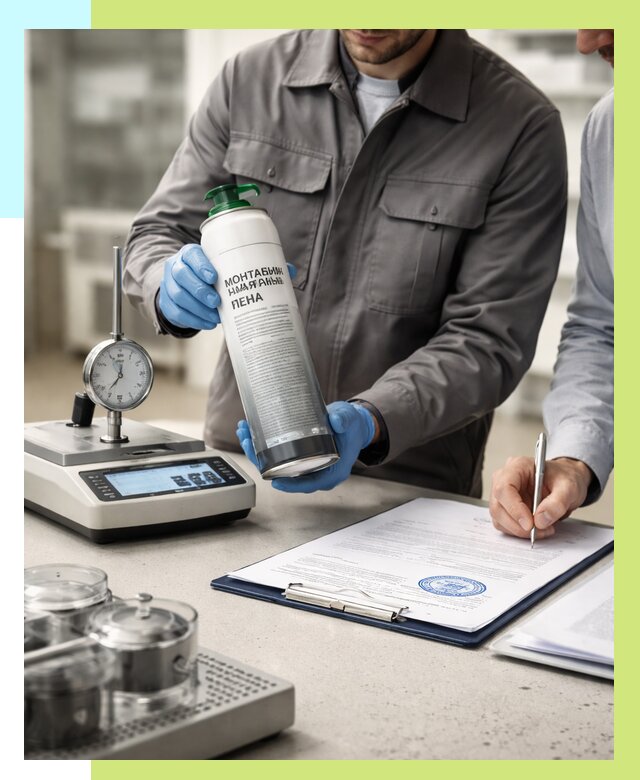 Сертификация монтажной пены в Нижнем Новгороде от 15632 р. | Алешин-Ннн