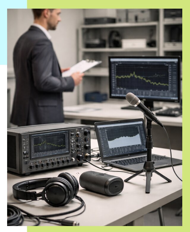 Сертификация аудиотехники в Нижнем Новгороде от 15632 р., Алешин-Ннн