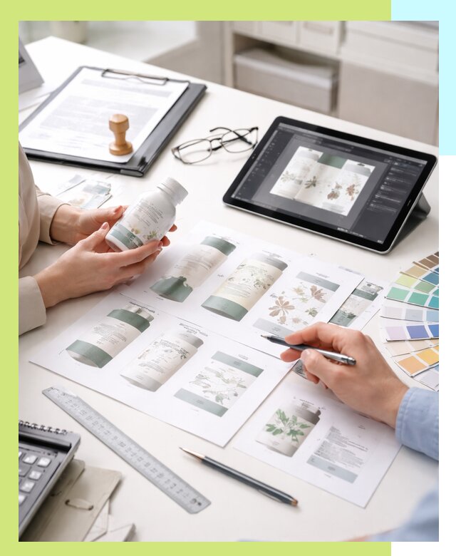 Профессиональная разработка дизайна и текста этикетки продукции в Нижнем Новгороде