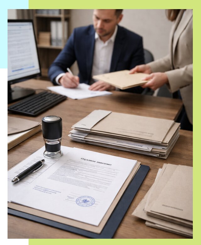 Отказное письмо для таможни в Нижнем Новгороде от 3126 р, Алешин-Ннн