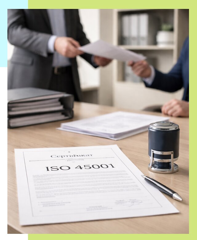 Сертификат ISO 45001 в Нижнем Новгороде под ключ от 46895 р. | Алешин-Ннн